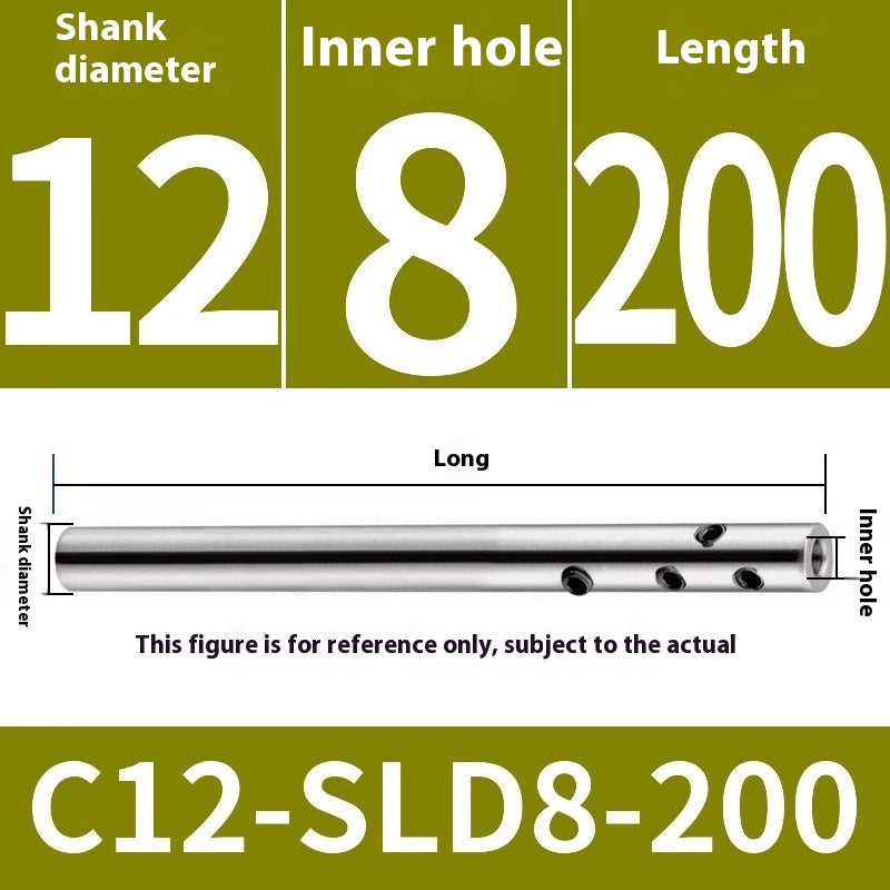 2059-High precision side solid SLD extension rod CNC milling cutter extended rod small diameter straight handle deep cavity avoidance C12C16C20 Shandong Denso Pricision Tools Co.,Ltd.